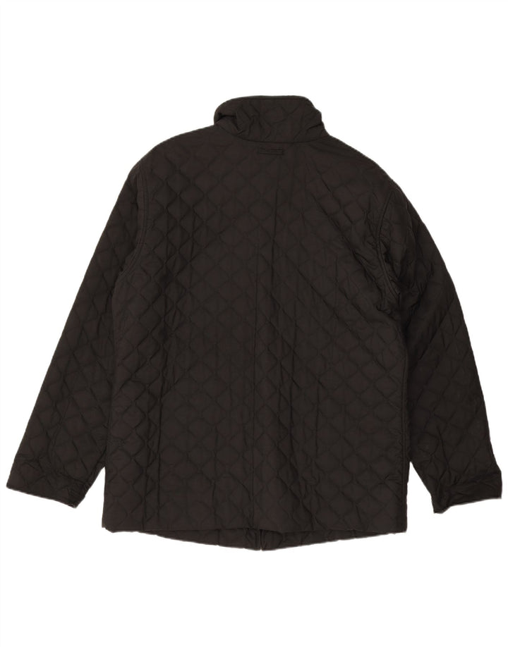 Ellesse Veste matelassée pour femme UK 14 Large Noir