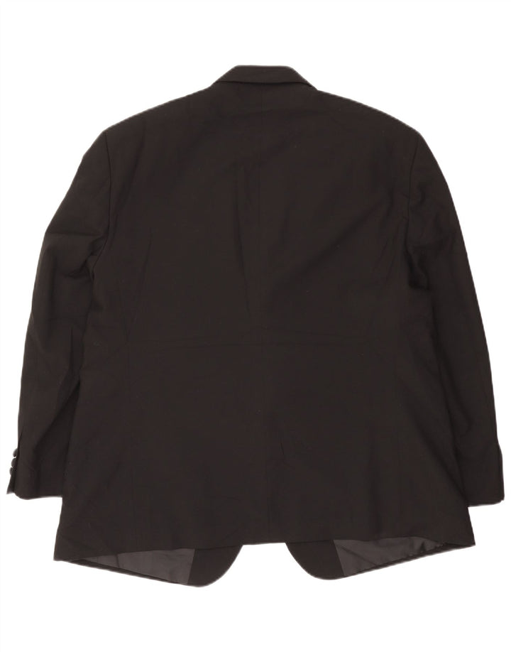 Marks & Spencer Veste blazer courte à 2 boutons pour homme UK 40 Large Noir