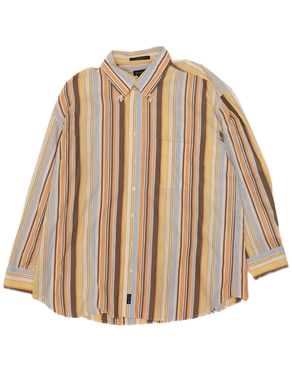 Gant Chemise habillée pour homme 2XL en coton rayé multicolore