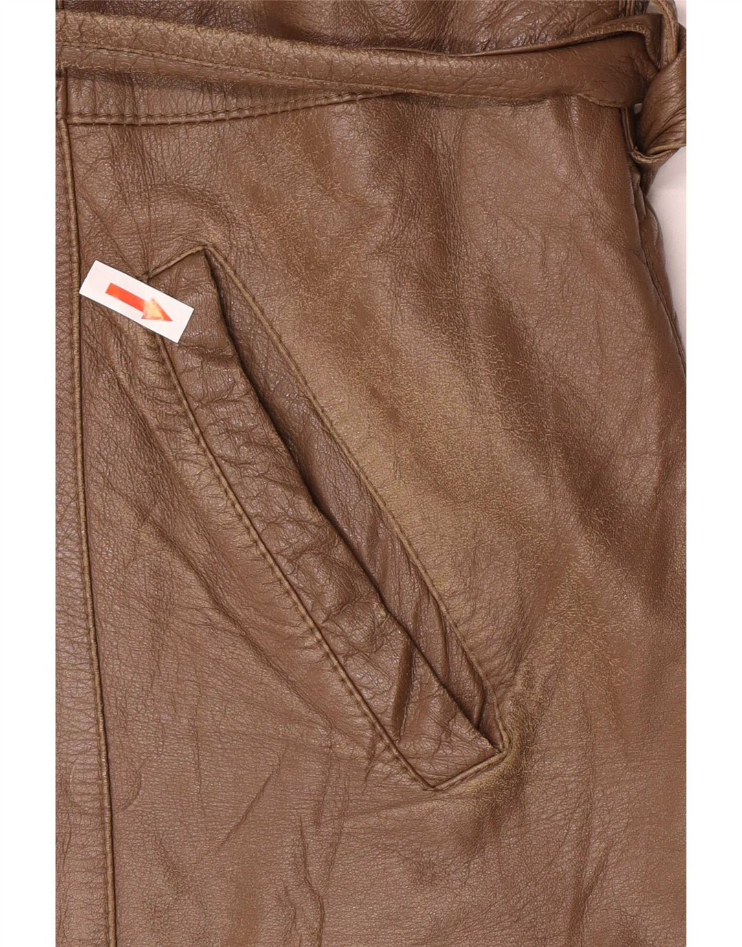 veste en cuir coupe classique homme vintage UK 40 Grand Marron