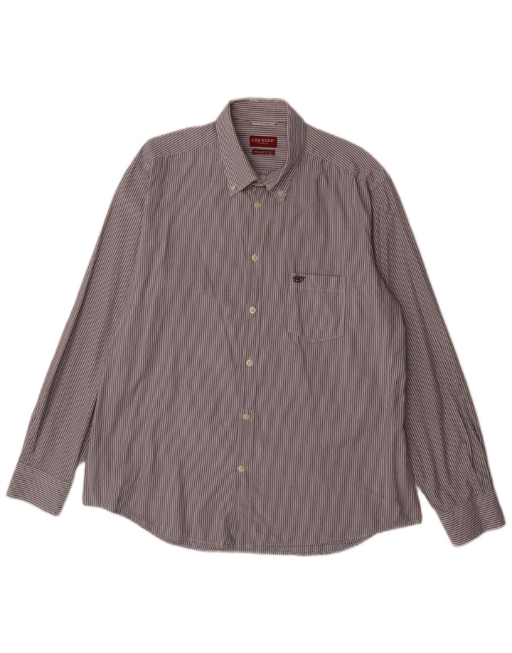 Carrera Chemise Regular Fit XL en coton à fines rayures pour homme