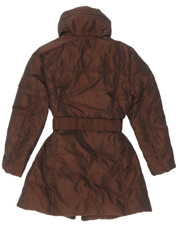 Marina Militare Manteau rembourré pour femme UK 20 2XL Marron Polyester