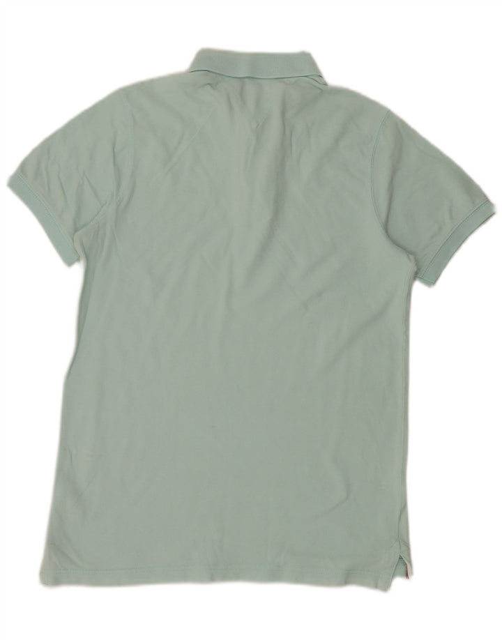 Tommy Hilfiger Polo Homme Grand Coton Turquoise