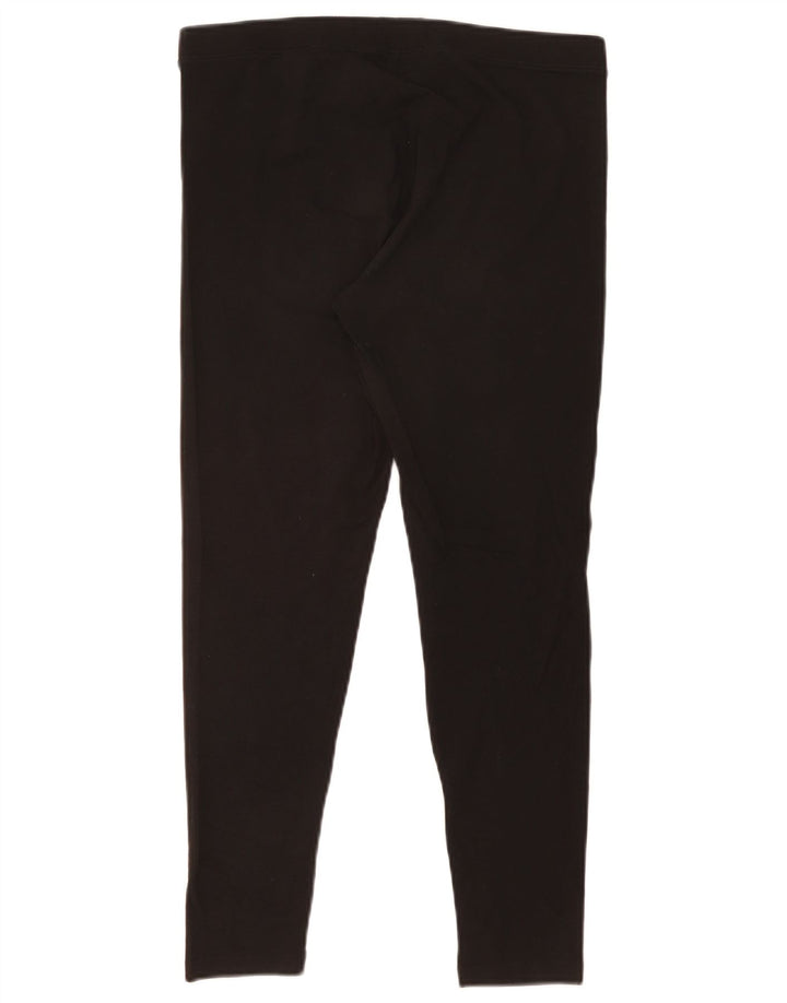 Marks & Spencer Leggings pour femmes UK 14 Large Noir Coton
