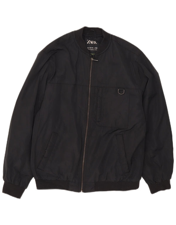 Veste Bomber Zara Garçon 13-14 ans Noir Polyester