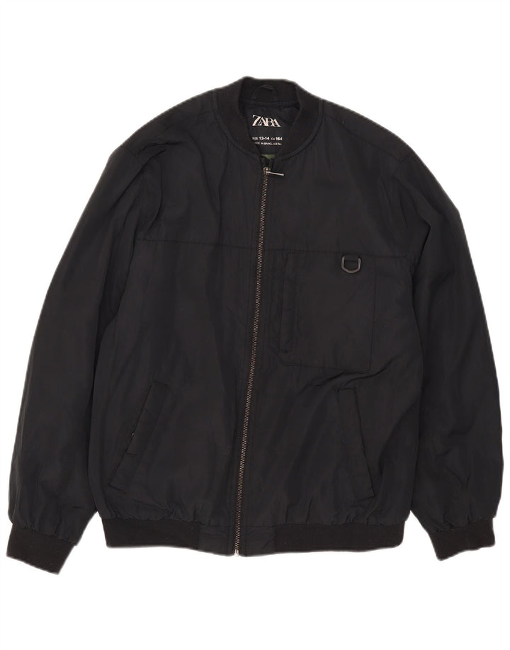 Veste Bomber Zara Garçon 13-14 ans Noir Polyester