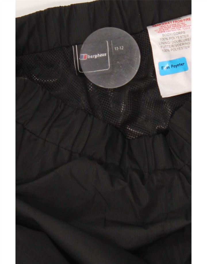 Berghaus Pantalon imperméable garçon 11-12 ans Noir Polyester