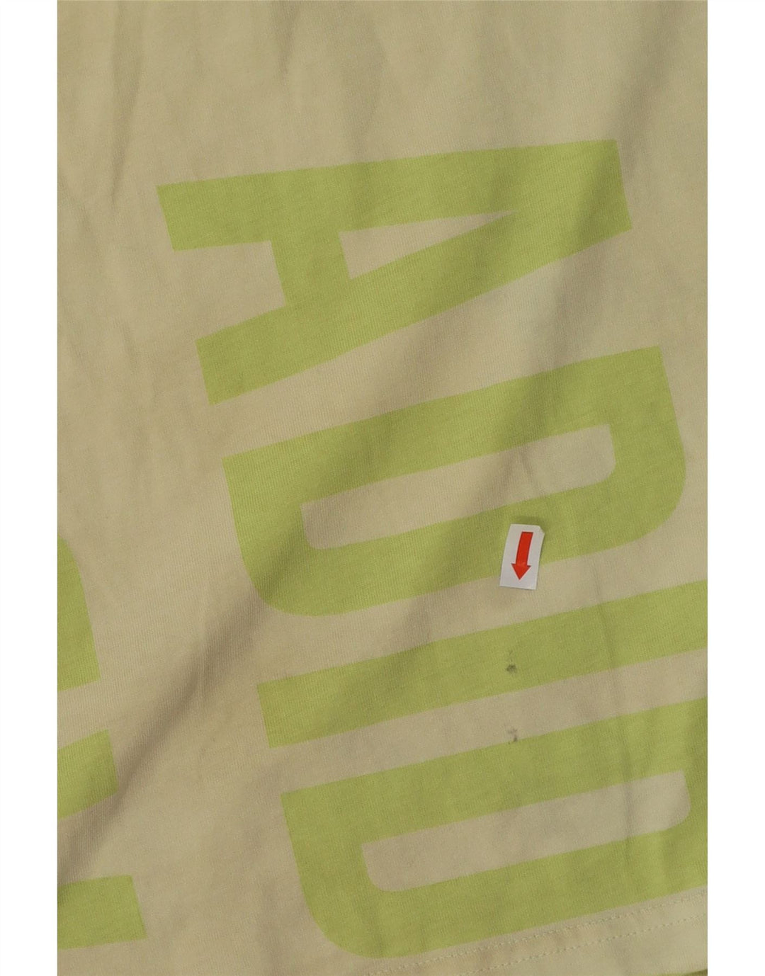 ADIDAS Robe t-shirt graphique pour femme UK 12/14 Coton vert moyen