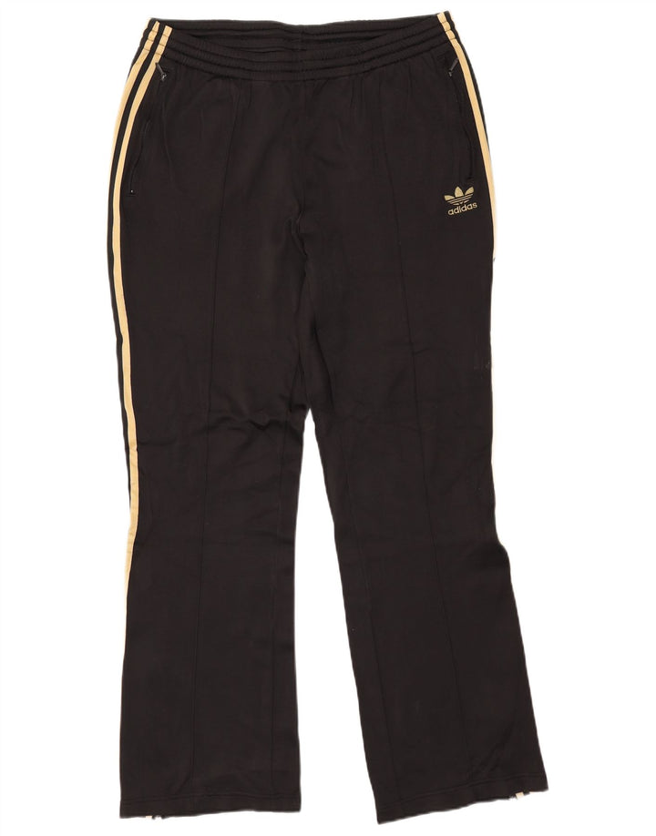 ADIDAS Pantalon de survêtement pour femme UK 16 Large Black Nylon