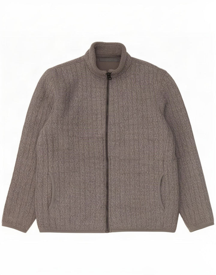 Marks & Spencer Pull Cardigan Homme Grand Gris Acrylique
