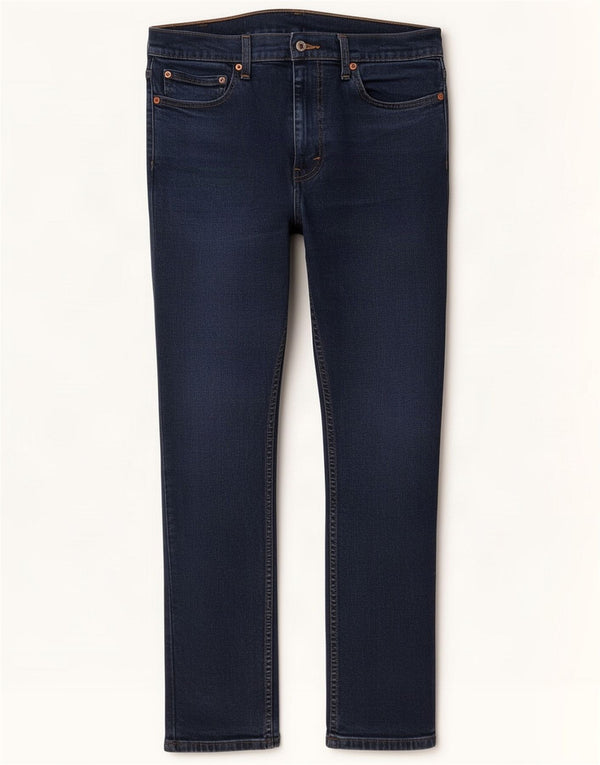 Levi's Mens 510 Skinny Jeans W34 L29 Bleu Marine Coton