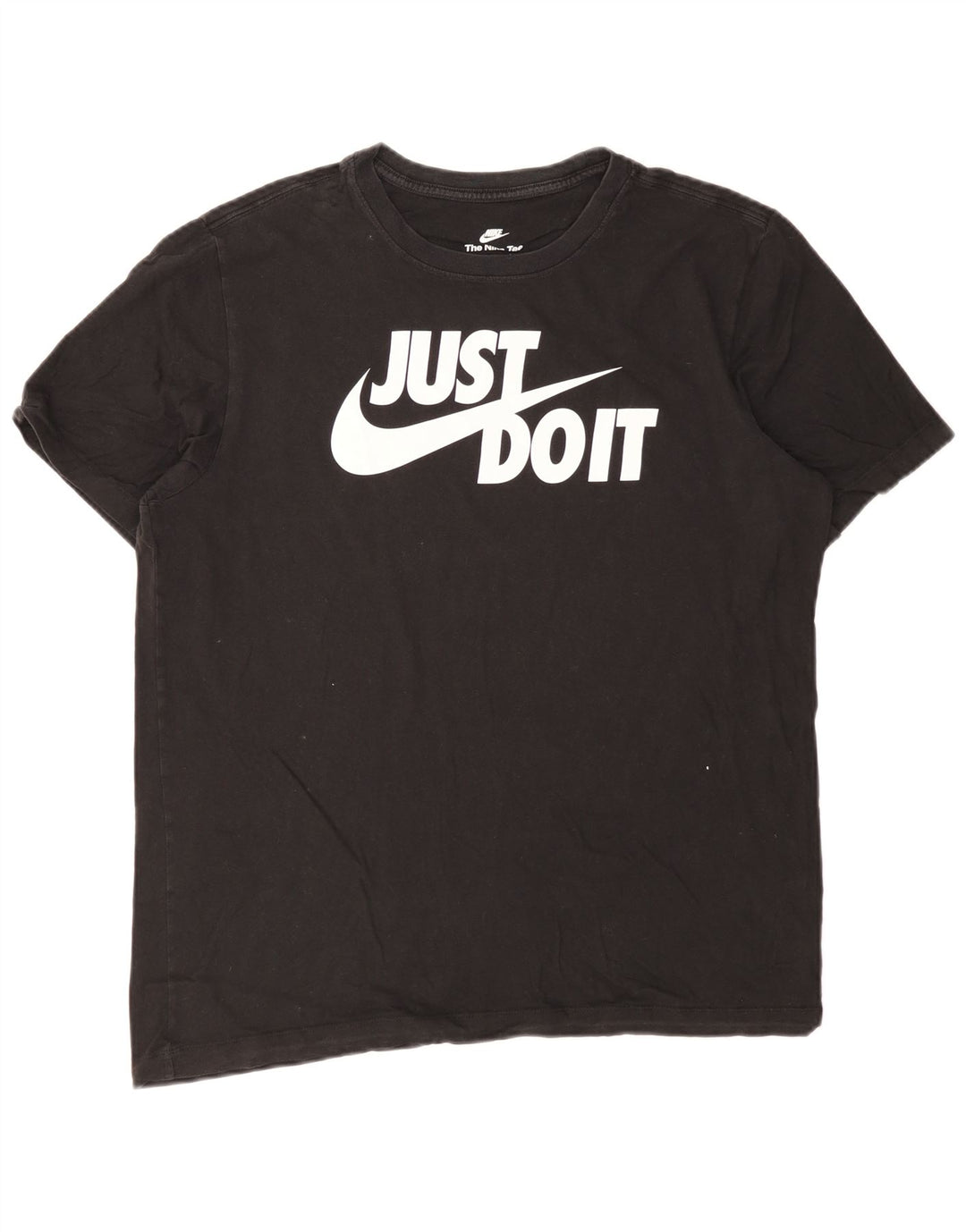 Nike T-shirt graphique pour homme en coton noir Taille L