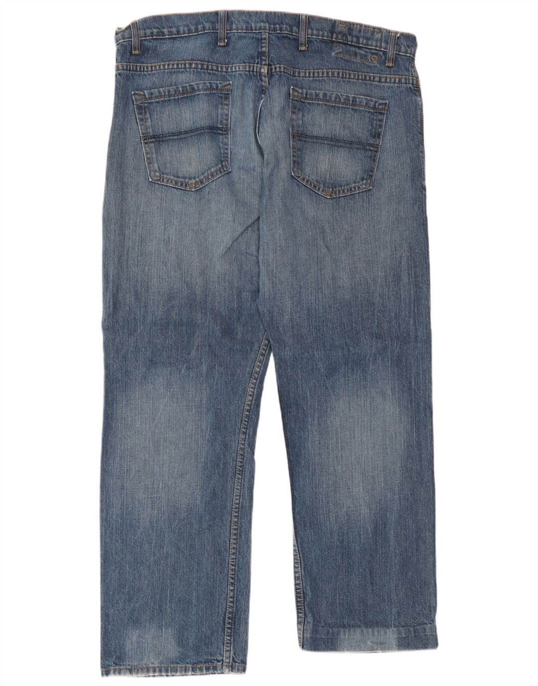 Marks & Spencer Jean Droit Blue Harbor Homme W38 L27 Coton Bleu