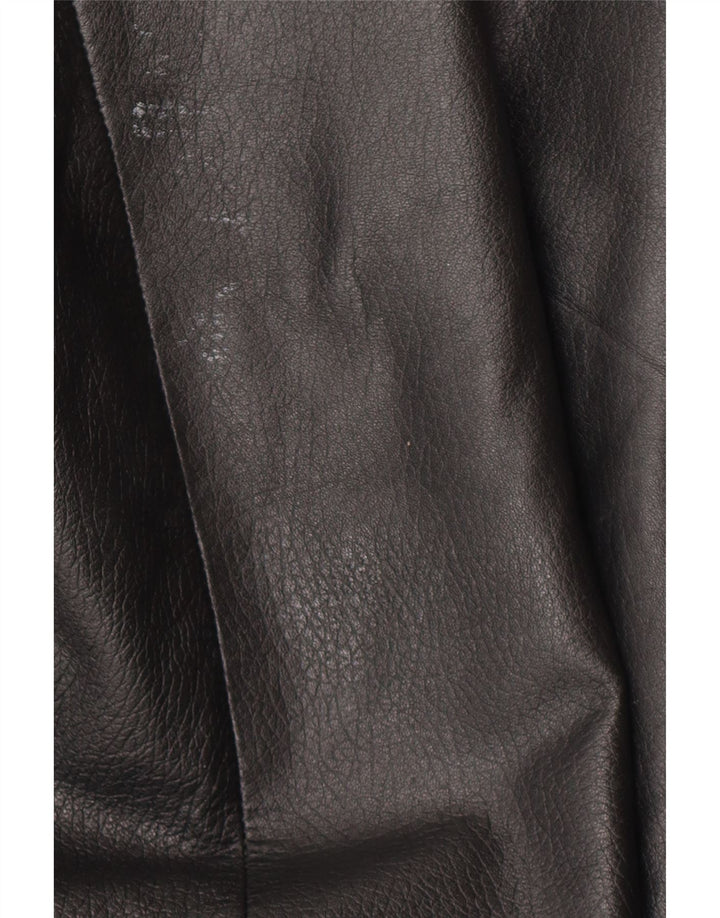 Veste en cuir homme vintage UK 38 Cuir noir moyen