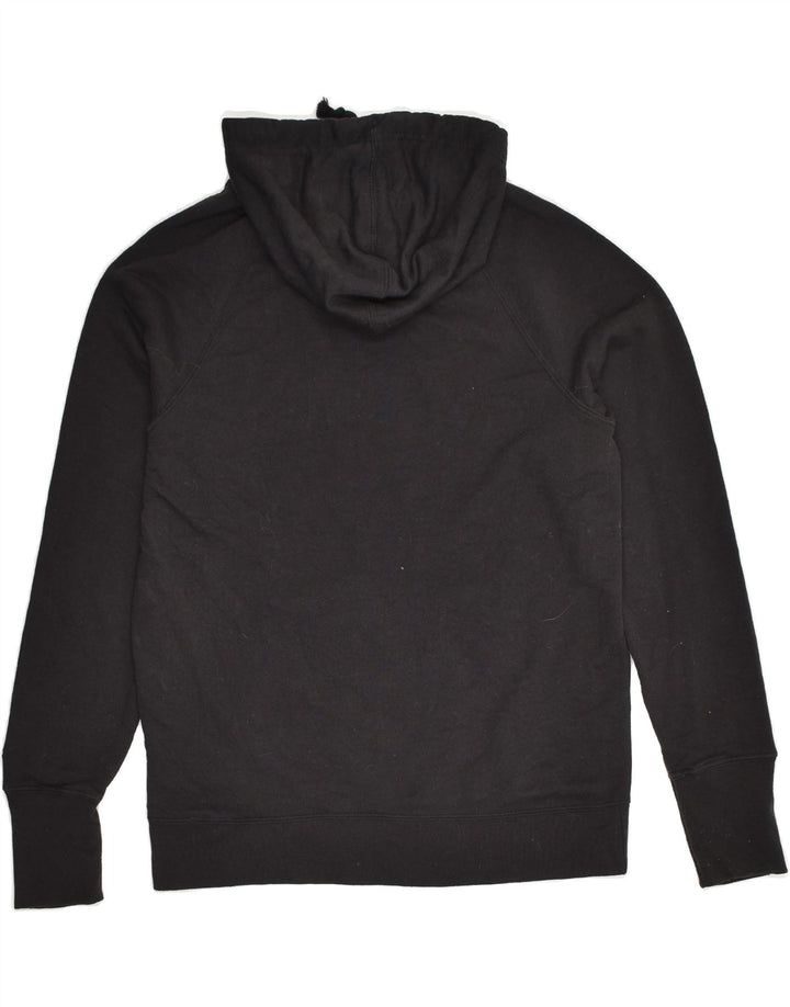 CHAMPION Womens Hoodie Jumper UK 8 Small Black Cotton | Vintage Champion | Thrift | Second-Hand Champion | Used Clothing | Messina Hembry 