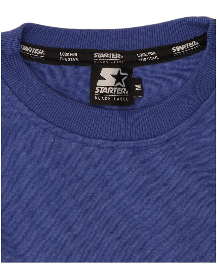 Starter Sweat-Shirt Graphique Homme Bleu Moyen Colorblock Coton