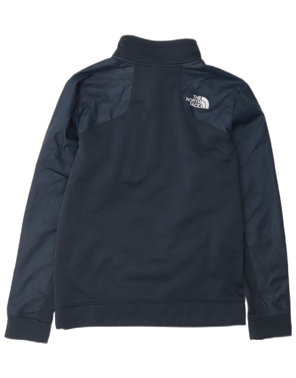 The North Face Sweat-shirt à col zippé pour garçon 14-15 ans XL Bleu marine