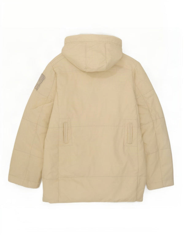 Murphy & Nye Manteau matelassé à capuche surdimensionné pour femme UK 10 Petit Blanc