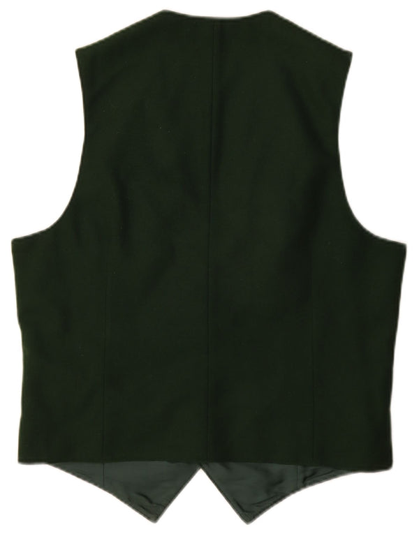 gilet graphique vintage pour hommes petit vert