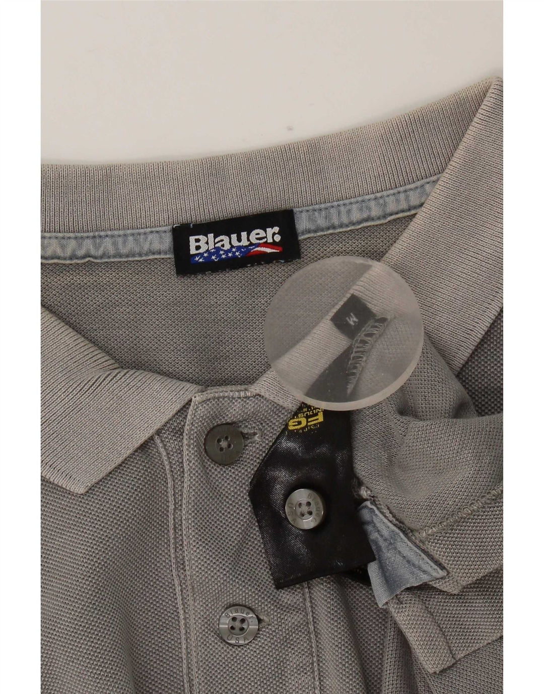 Blauer Polo Homme Gris Moyen