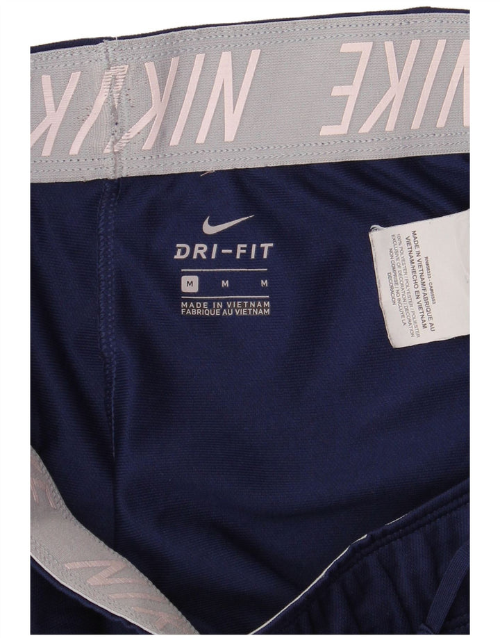 Nike Short de sport Dri Fit pour femme UK 12 Bleu marine moyen Polyester