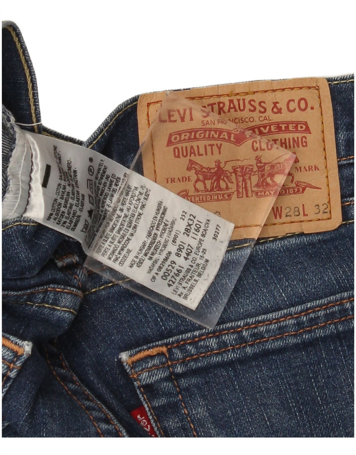 LEVI'S Jean évasé 529 Femme W28 L27 Bleu Coton