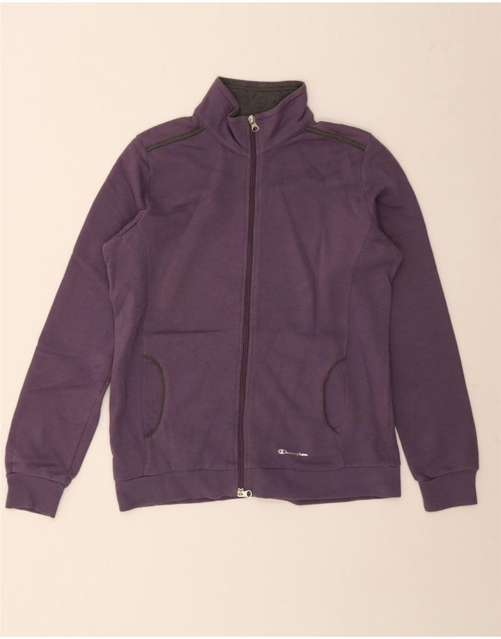 Champion Veste de survêtement pour femme UK 14 Coton violet moyen