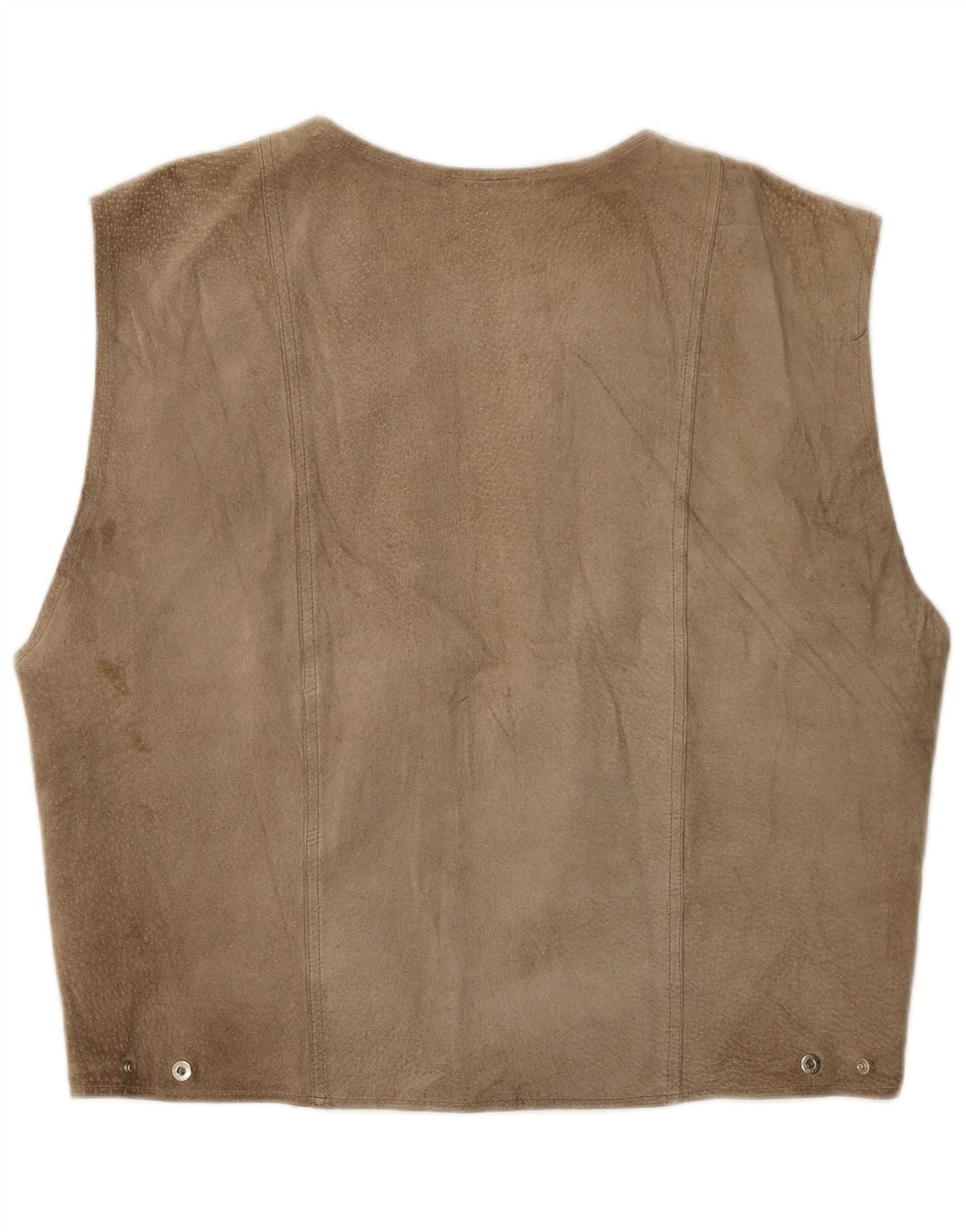 gilet en daim vintage pour homme beige moyen