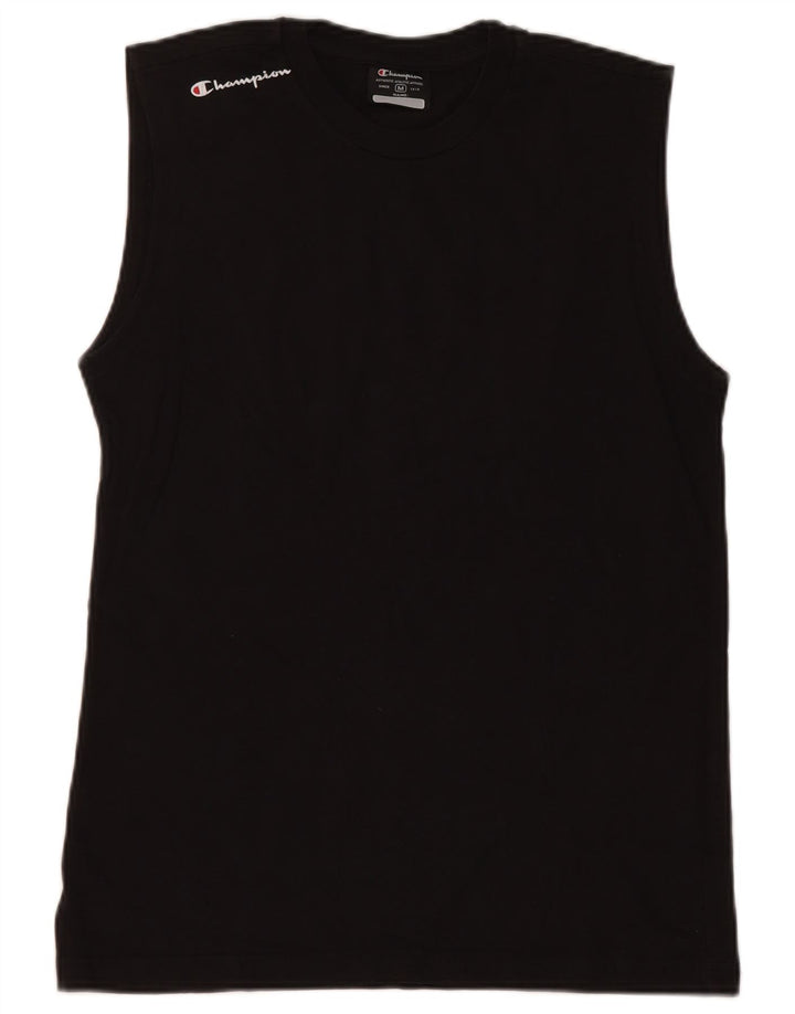 Champion Débardeur Femme UK 12 Moyen Noir Coton