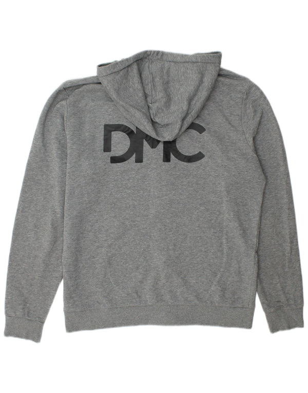 Puma Sweat à Capuche Graphic Zip Homme Gris Moyen Coton