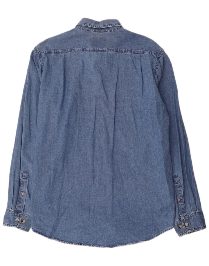 Wrangler Chemise en Jean Homme Grand Bleu Coton