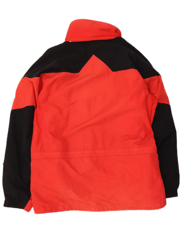 Columbia Veste de ski graphique pour homme UK 40 Large Rouge Colorblock Polyester