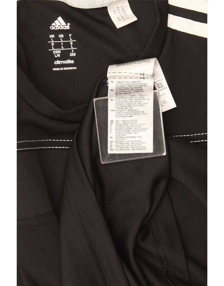 Adidas Haut à manches longues pour hommes Grand noir Polyester