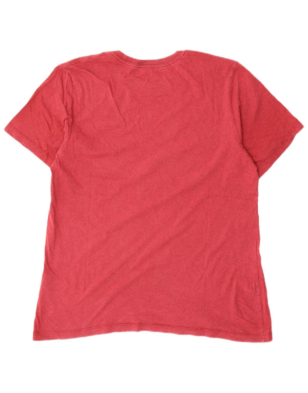 Nike T-Shirt Homme Grand Rouge Coton