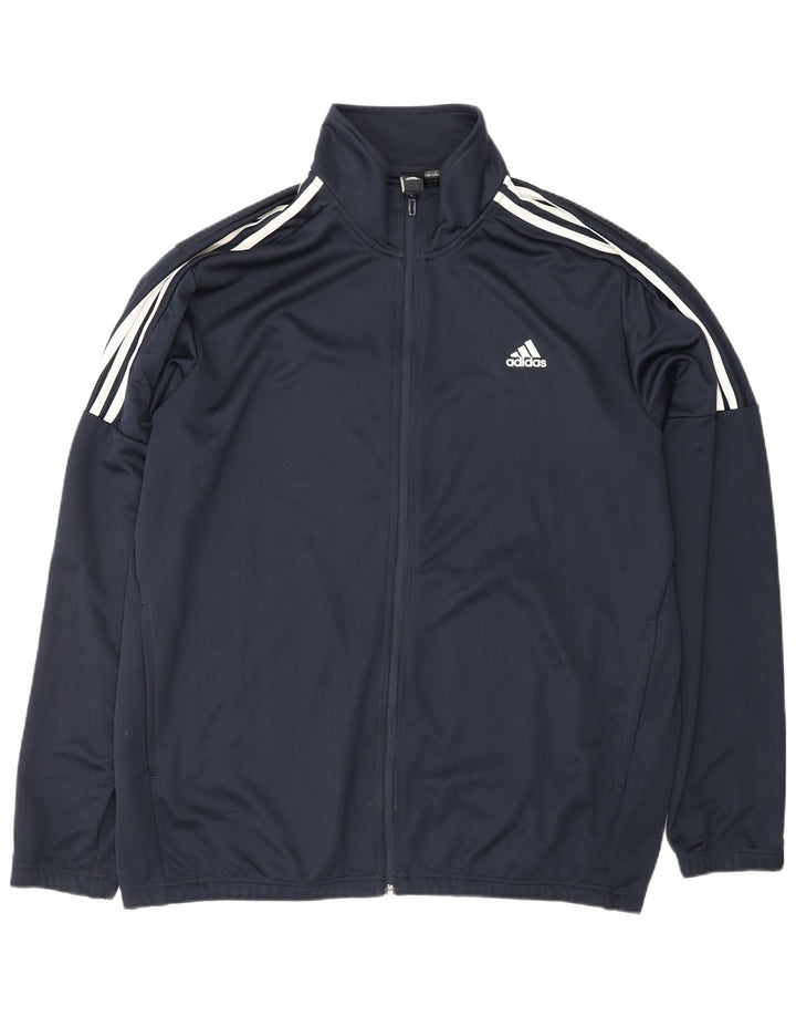 ADIDAS Veste de survêtement pour homme 2XL Bleu marine Polyester
