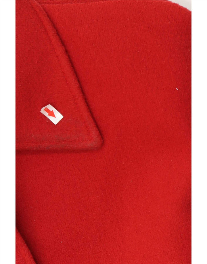 Pardessus chauve-souris vintage pour femme UK 16 Large Rouge