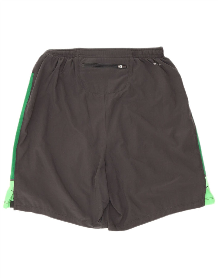 Nike Short de sport régulier pour homme Petit gris Colorblock Polyester Sports