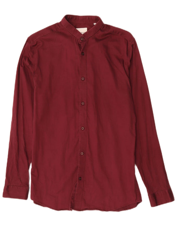 Jack & Jones Chemise Homme Taille 40 Coton Bordeaux Moyen