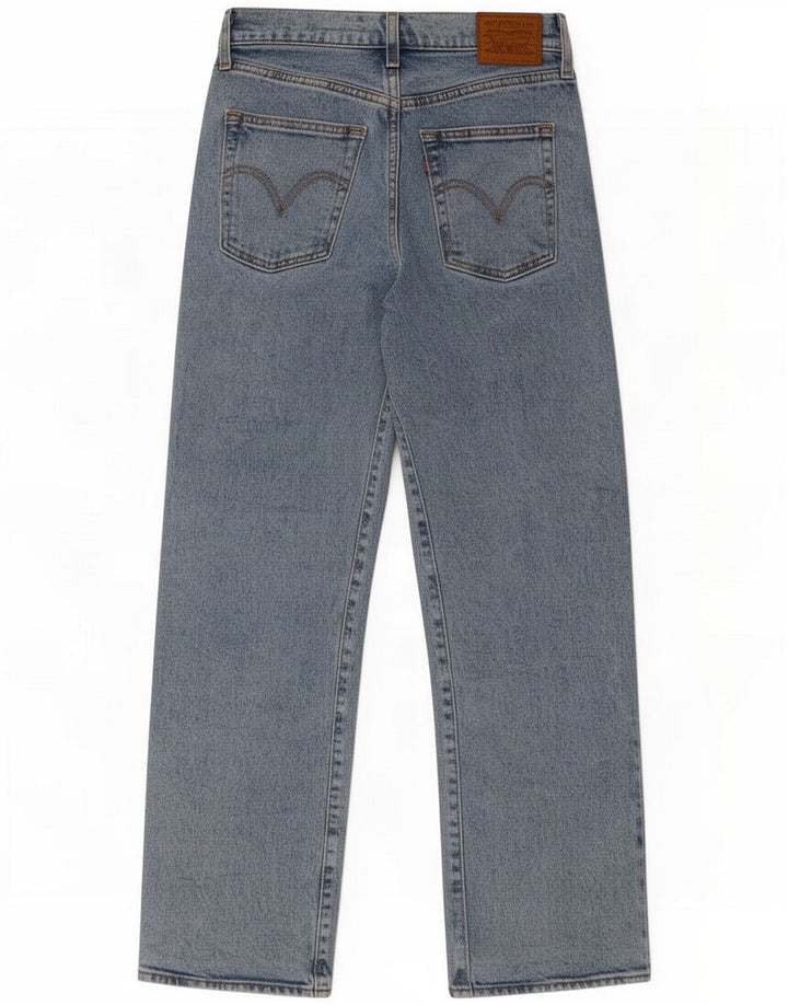 Jean droit Levi's pour femme Ribcage W26 L27 Bleu
