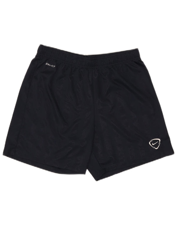 Nike Short de sport Dri Fit pour homme en polyester rayé bleu marine moyen