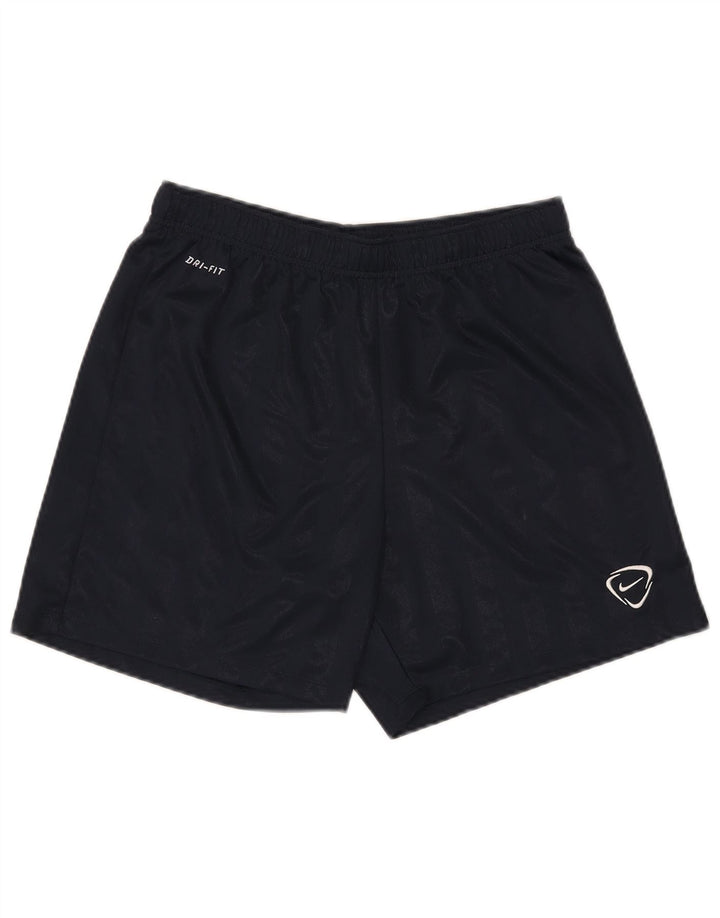 Nike Short de sport Dri Fit pour homme en polyester rayé bleu marine moyen