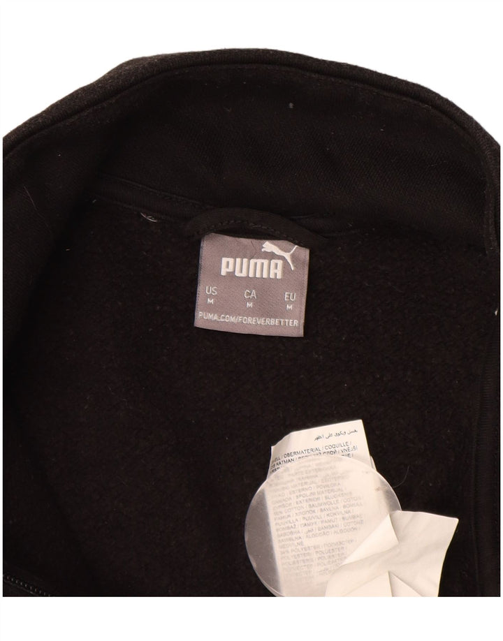 PUMA Veste de survêtement pour homme en coton color block noir moyen