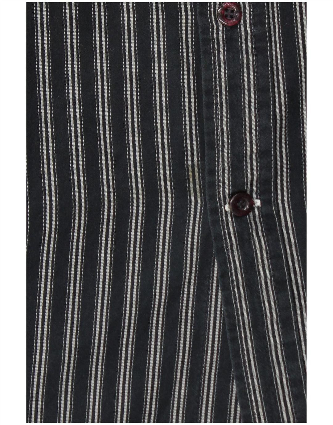 MUSTANG Chemise Homme Large Coton Rayé Noir