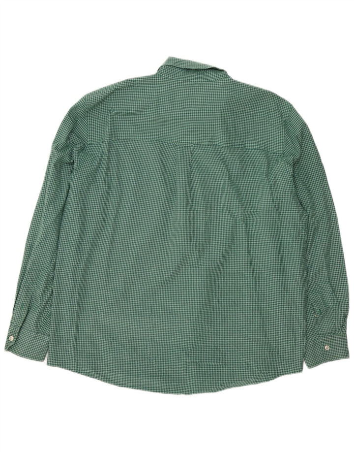 Chaps Chemise Homme Easy Care XL Vert à Carreaux Coton