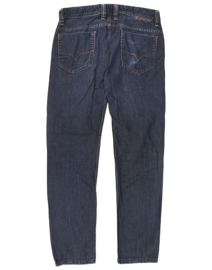 Jean Slim Homme Diesel W30 L30 Bleu Marine Coton