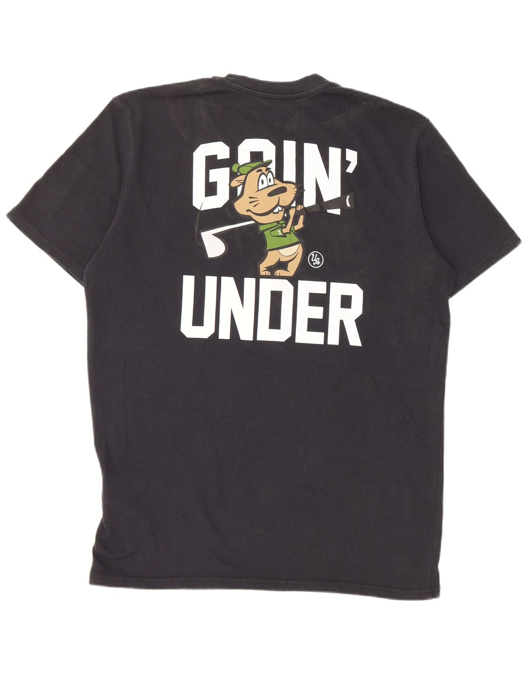 Under Armour T-Shirt Graphique Homme Noir Moyen Coton