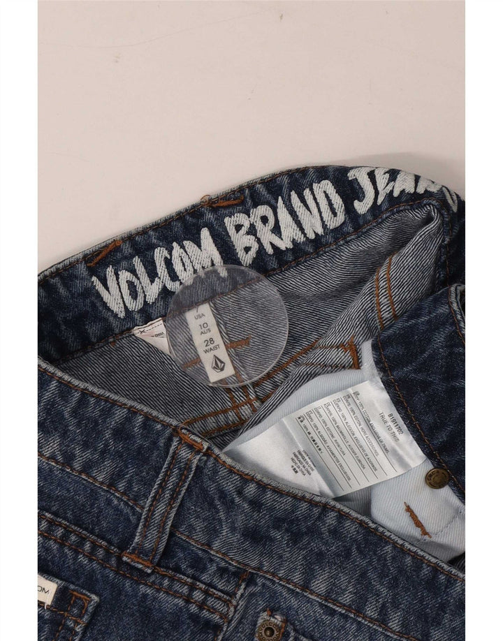Volcom Short en jean W28 en coton bleu moyen pour femme