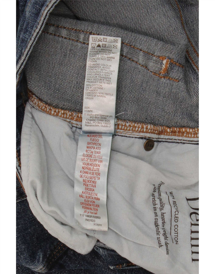 Marks & Spencer Jean droit homme SW38 L31 bleu coton