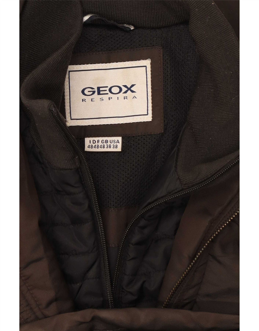Geox Veste utilitaire pour homme UK 48 4XL Marron Polyamide