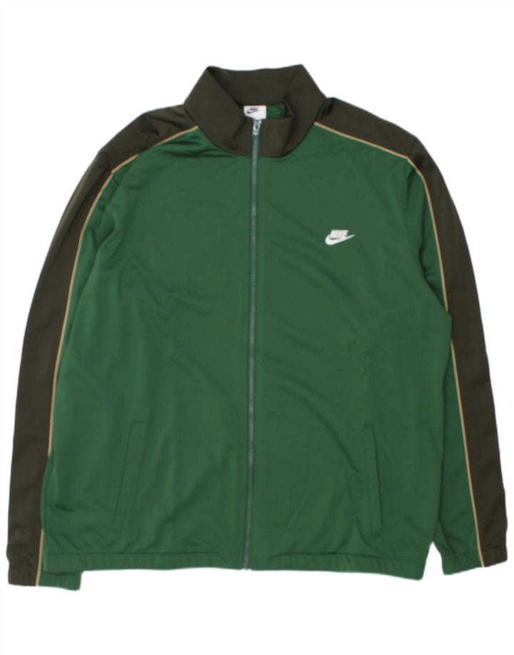 Nike Veste de survêtement pour homme 2XL Vert Colourblock